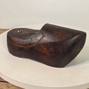 Antique Wooden Cobblers Shoe Form - Vintage Shoe Last & Display Piece